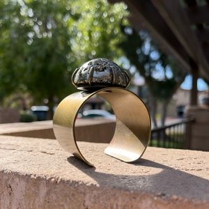 Kelly Wearstler Cuff Bracelet. Brass. One size. ~2” L, 2” Diameter.